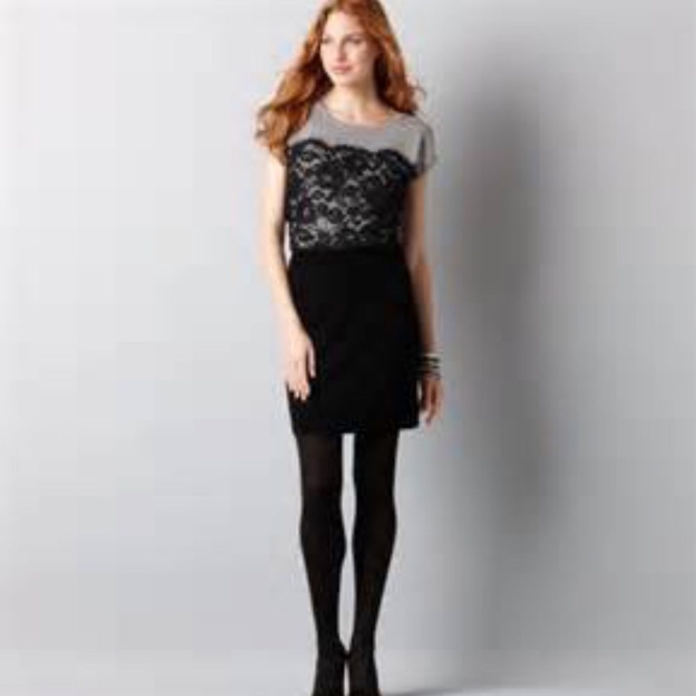 LOFT Lace Sweater Dress